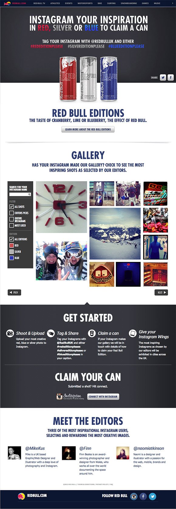 Redbull, Our Editions